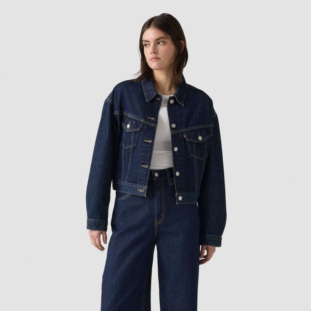 Levi's -  Women's Shrunken 90's Trucker Jacket - Shad Blue